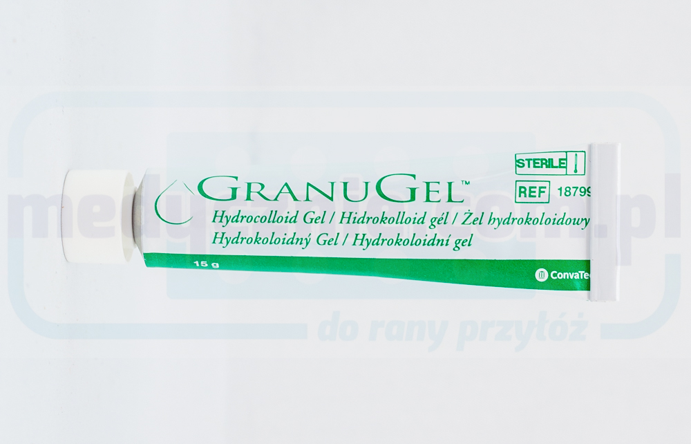 Granugel 15 g хидроколоиден гел за дълбоки рани - Изображение 2