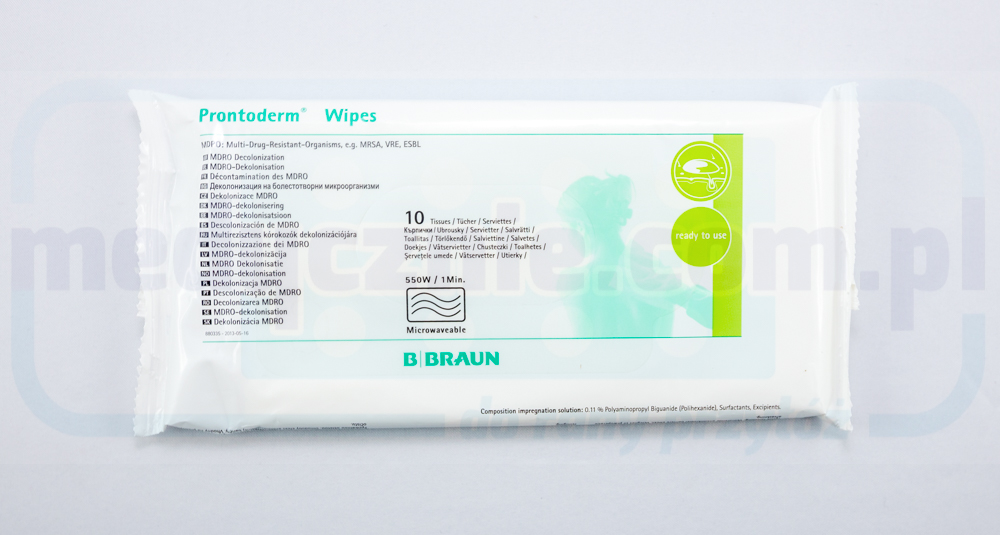 Пронтодерм кърпички 10бр