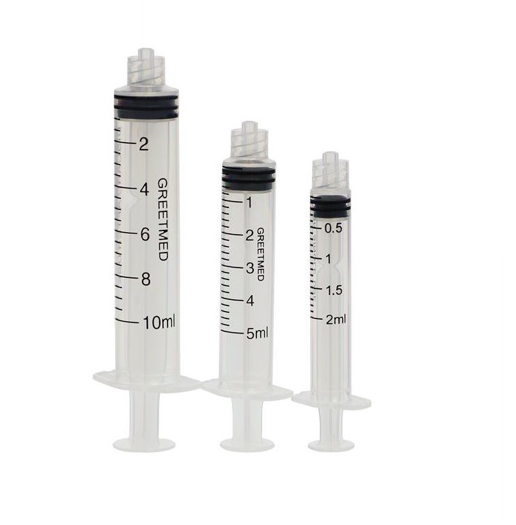 Стерилна спринцовка j.u. Спринцовка с 3 части Luer-Lock 5ml 100бр.