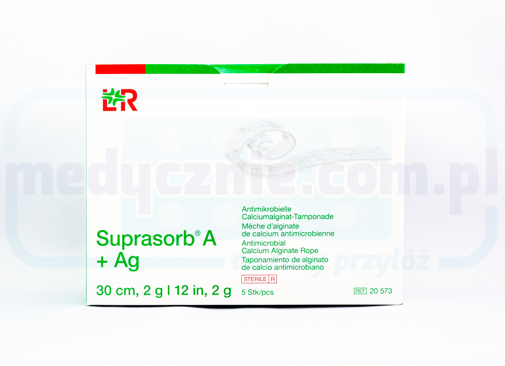 Suprasorb A + Ag 30cm/2g Тампонада 1бр.