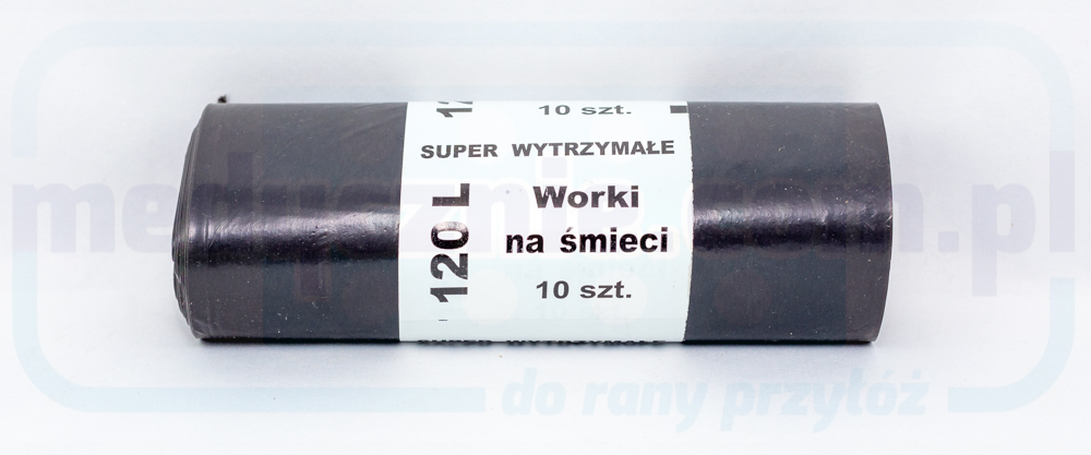 Торби за боклук 120л 10бр. черни