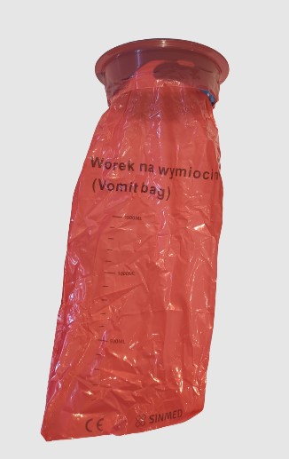 Торбички за повръщане 1500ml 1бр - Изображение 2