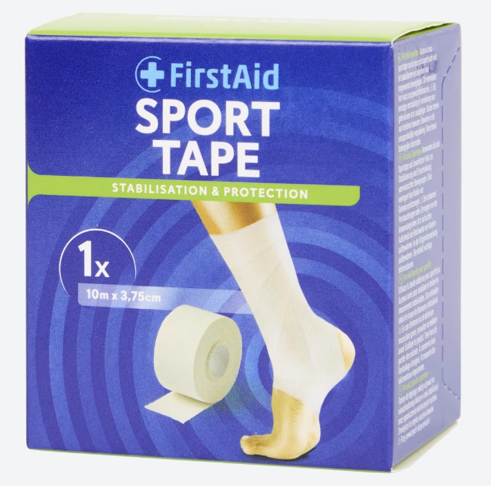 Лента за първа помощ 3,75 cm x 10 m бяла