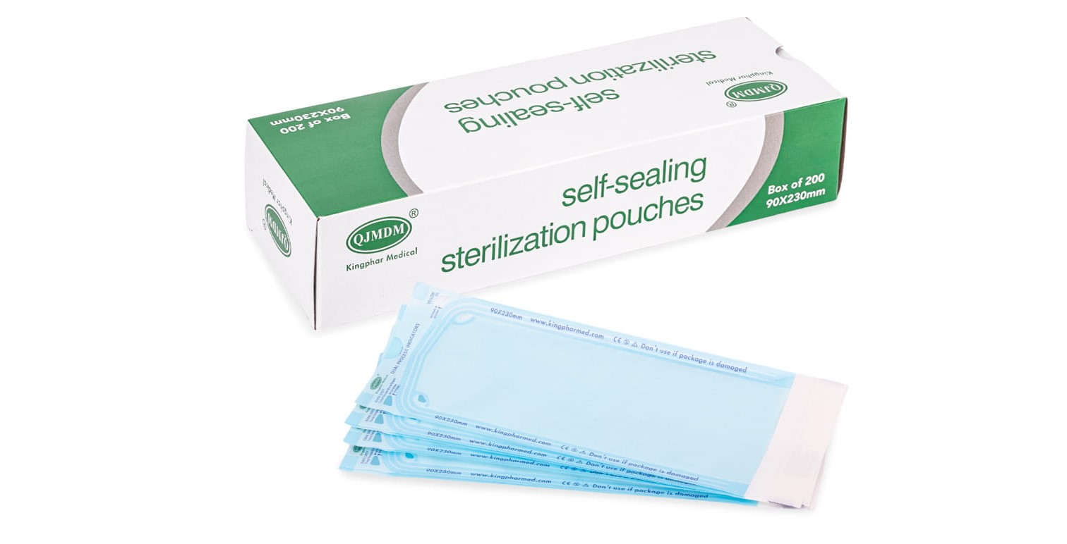 90mm *230mm 200pcs стерилизация фолио торбички - Изображение 2