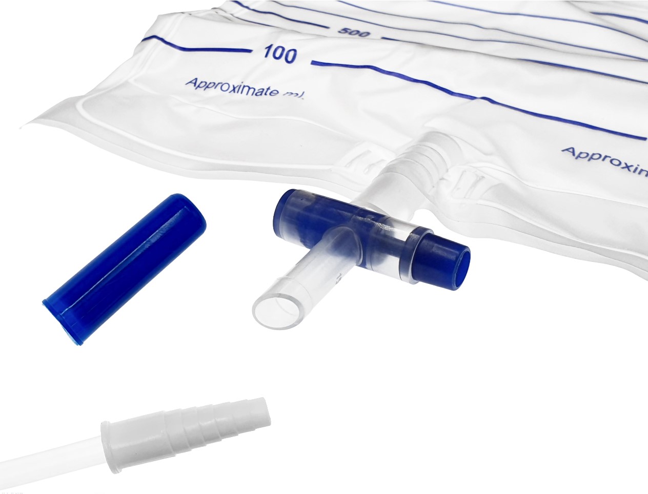 24-часова торбичка за събиране на урина с Т-клапан 2L 1бр.