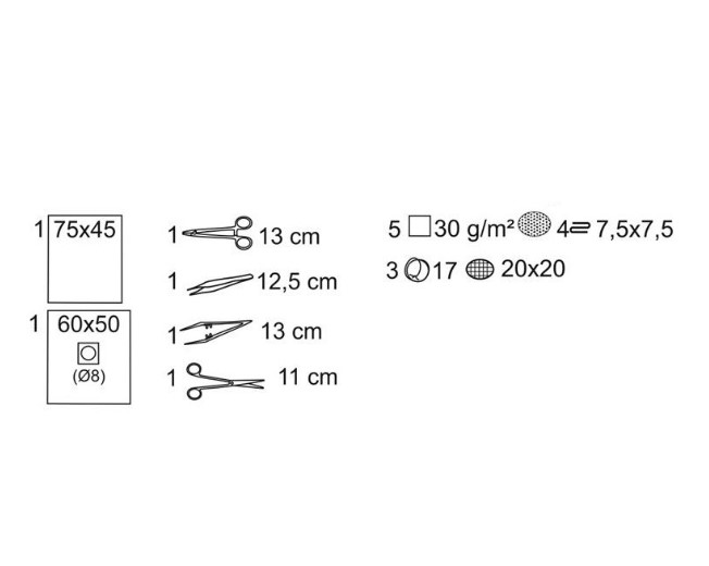 Комплект за поставяне на шев Твърд блистер MA-991-ZBB2-011