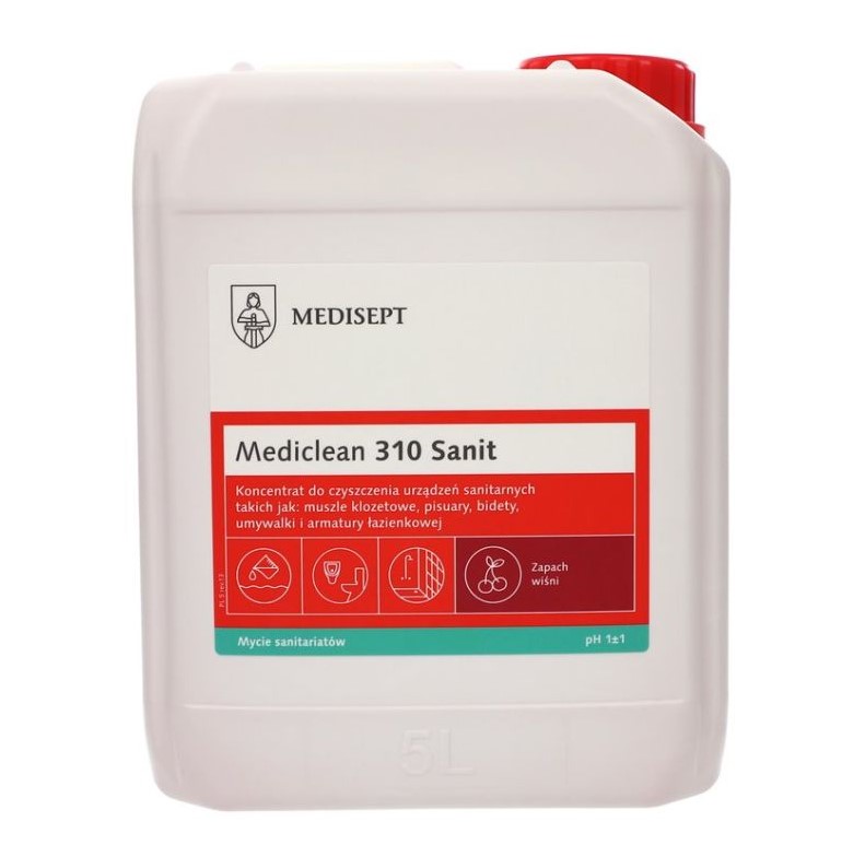 Mediclean 310 5L Sanit cherry за почистване на всички санитарни повърхности