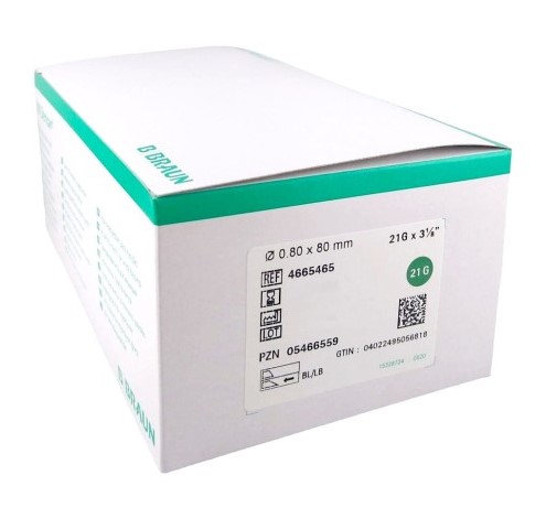 Игла Sterican Sterican G21 0.8*80mm 100бр REF 4665465