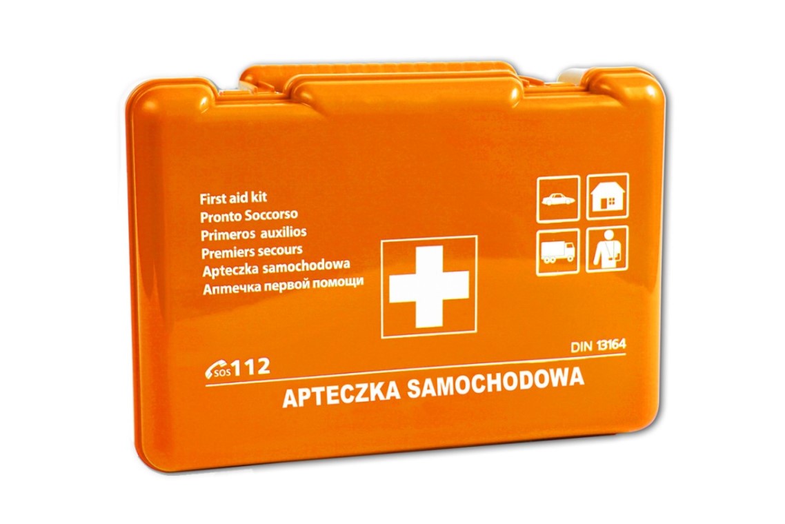 Комплект за първа помощ DIN 13164 пластмаса
