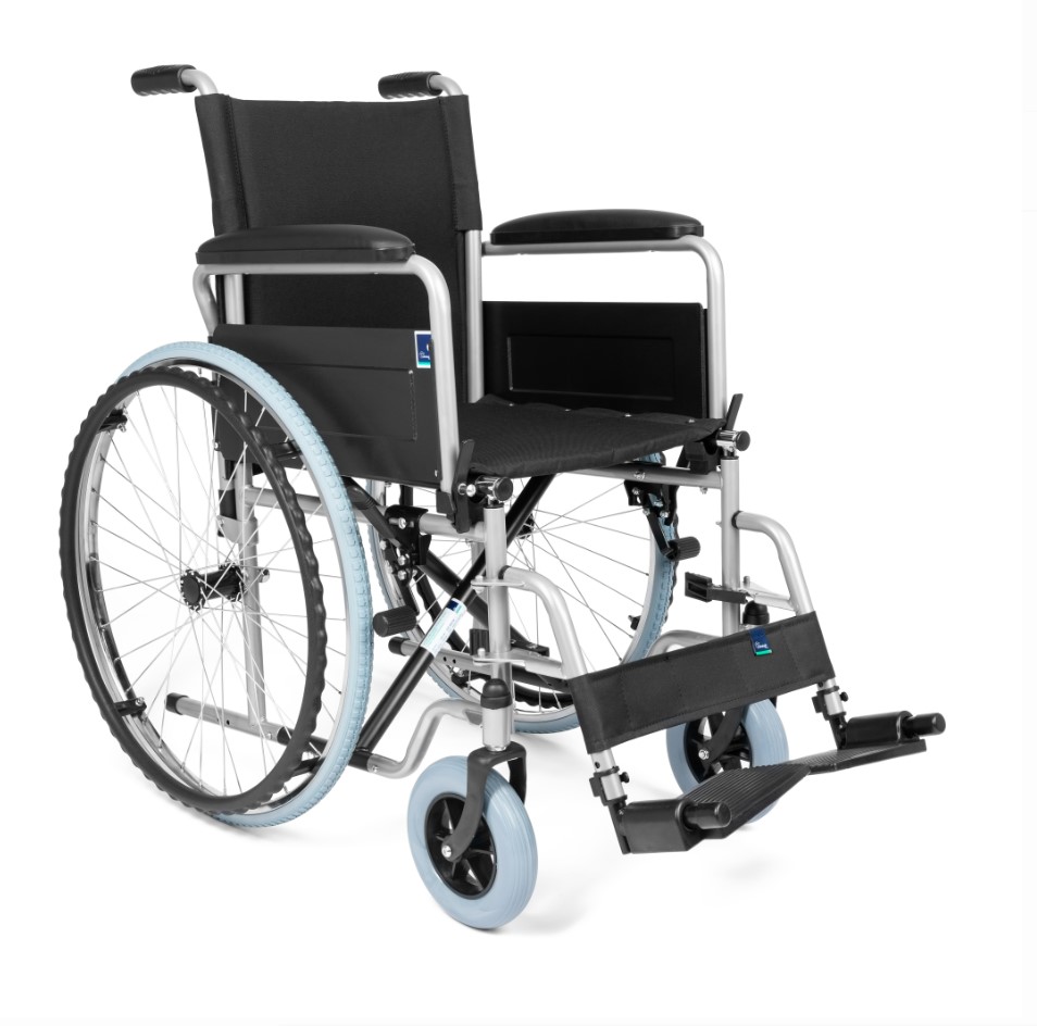 BASIC-TIM стоманена инвалидна количка H011-B размер 46cm