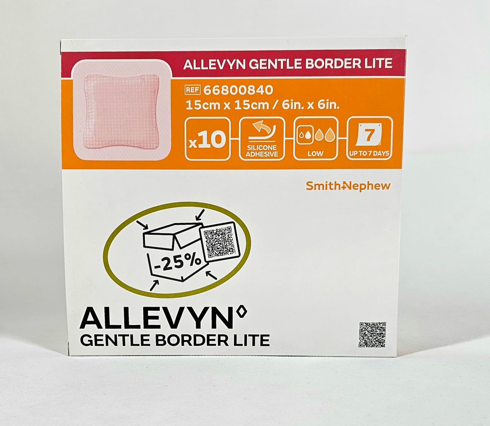 Allevyn Gentle Border Lite 15* 15cm 1бр