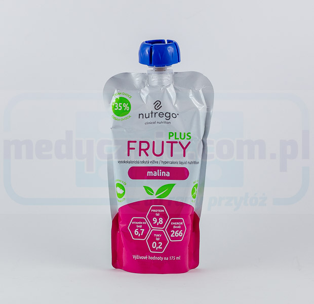 Nutrego Fruty Plus 175 мл Малина хранителна добавка