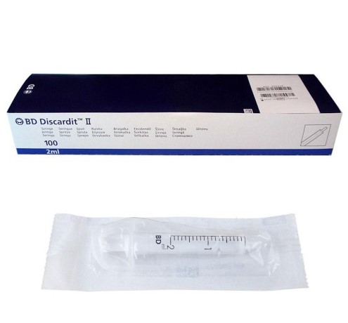 Спринцовки BD 2ml 100бр.
