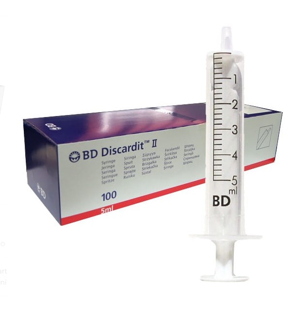 Спринцовки BD 5ml 100бр.