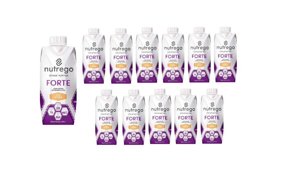 Nutrego Forte 12x330 ml Фъстъци висококалорична, високопротеинова диета
