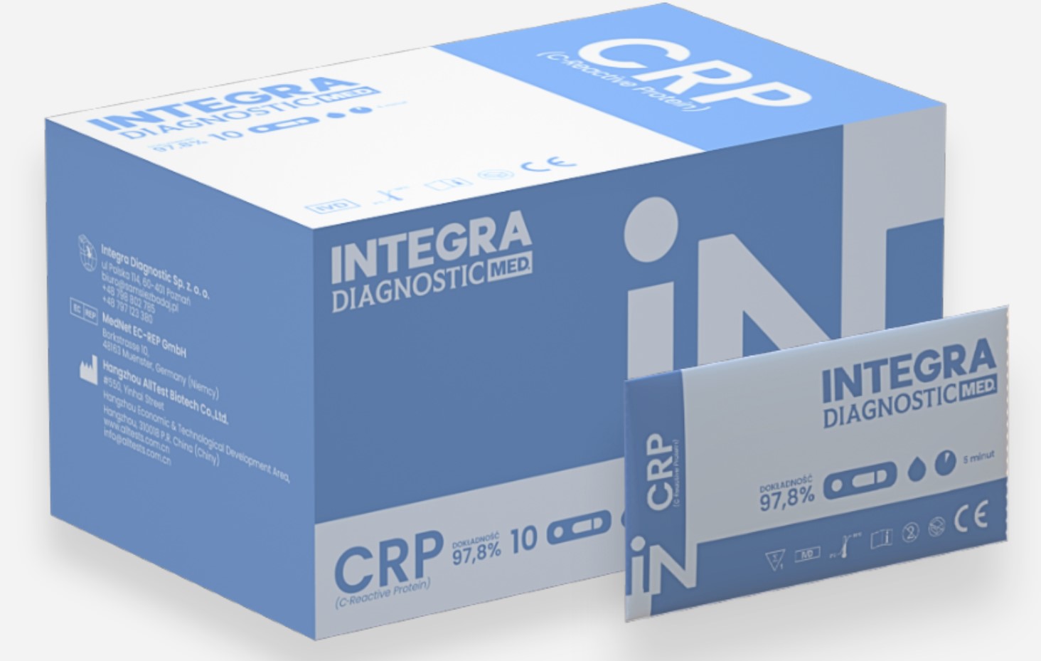 Полуколичествен тест за CRP 10бр.