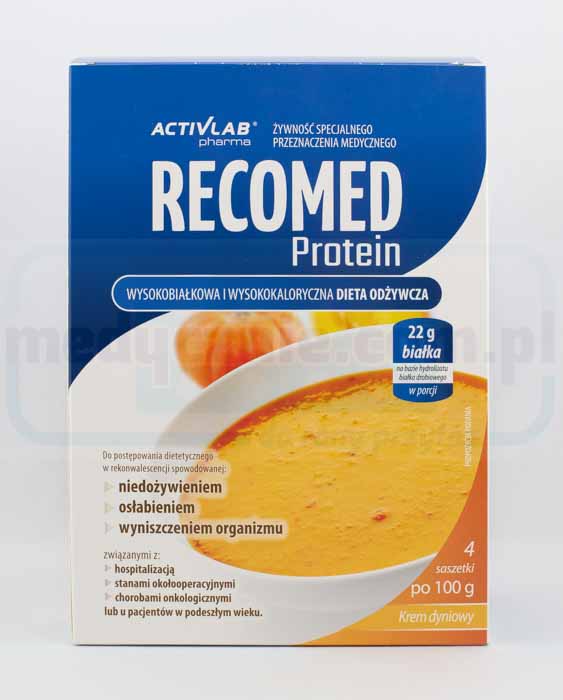 Recomed Protein 4x100g тиквен крем