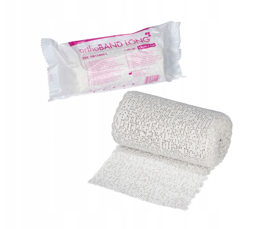 Гипсова лента 12 см x 4 м 1 бр. ортобанда LONG