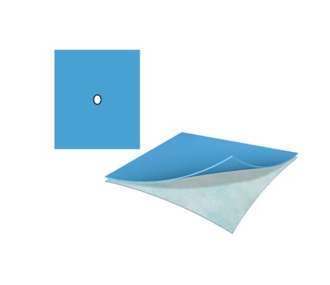 Стерилно покривало ALPHAtex REF AT-NFF-S 21 50 *60cm с централен отвор 7cm 1 брой незалепващо