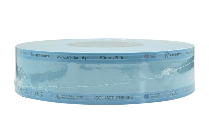 55 мм * 200 м фолио и хартиена обвивка за стерилизация