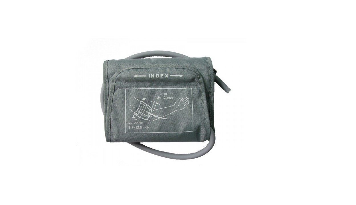 Маншон 1 за затлъстели Сив за електронен апарат за измерване на кръвно налягане