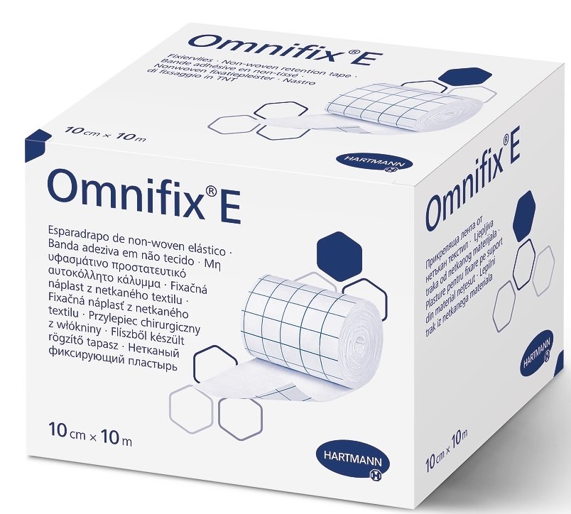 Omnifix E нетъкан лента 10cm * 10m 1pc самозалепваща превръзка ролка
