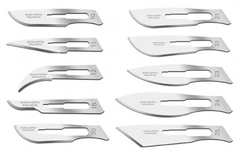 Swann- Morton 12 100бр. остриета за скалпел