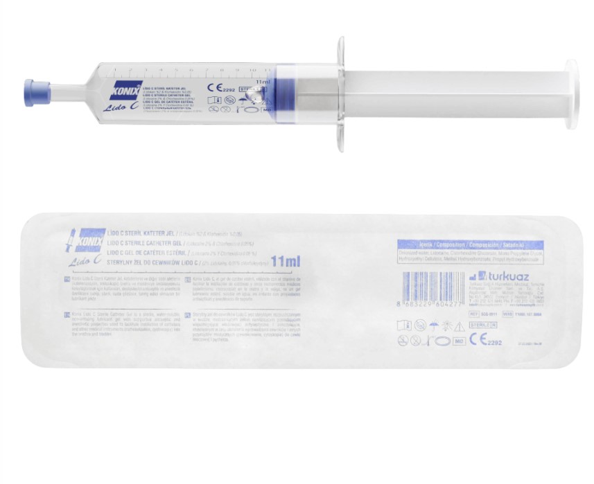 Гел за катетеризация 11ml с лидокаин KONIX 1бр.
