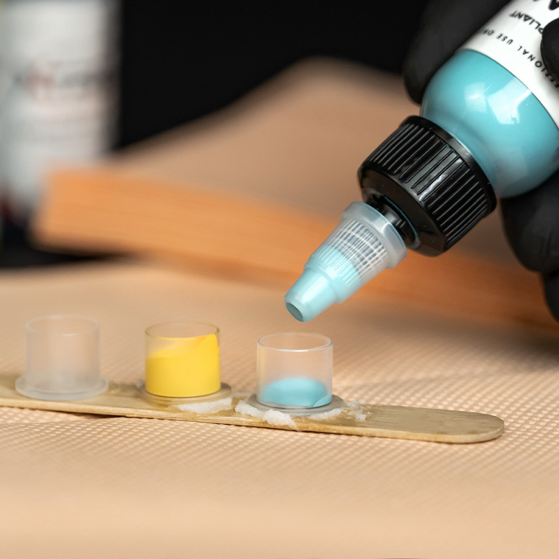 Чашки за боядисване 16ml с основа 100бр.