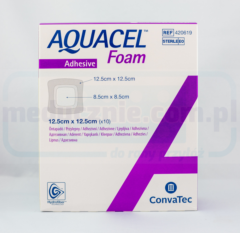 Aquacel пяна лепило 12.5 * 12.5cm многослойна пяна превръзка 1бр