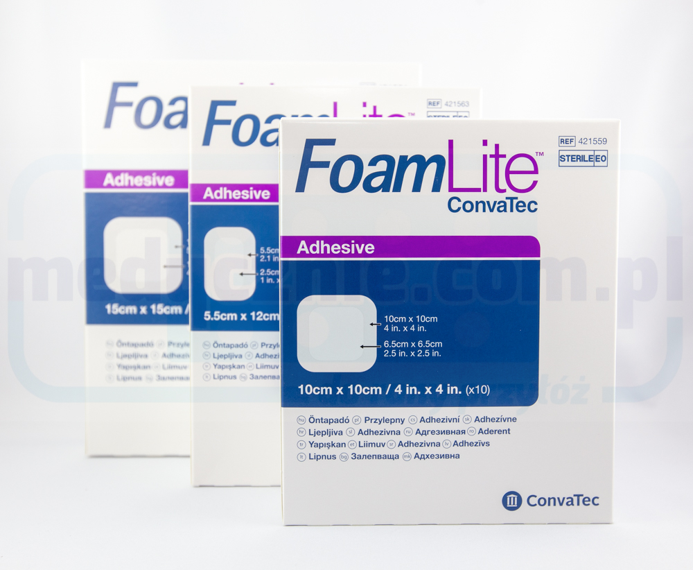 Aquacel Foam Lite 10*10cm многопластова превръзка от пяна 1бр.