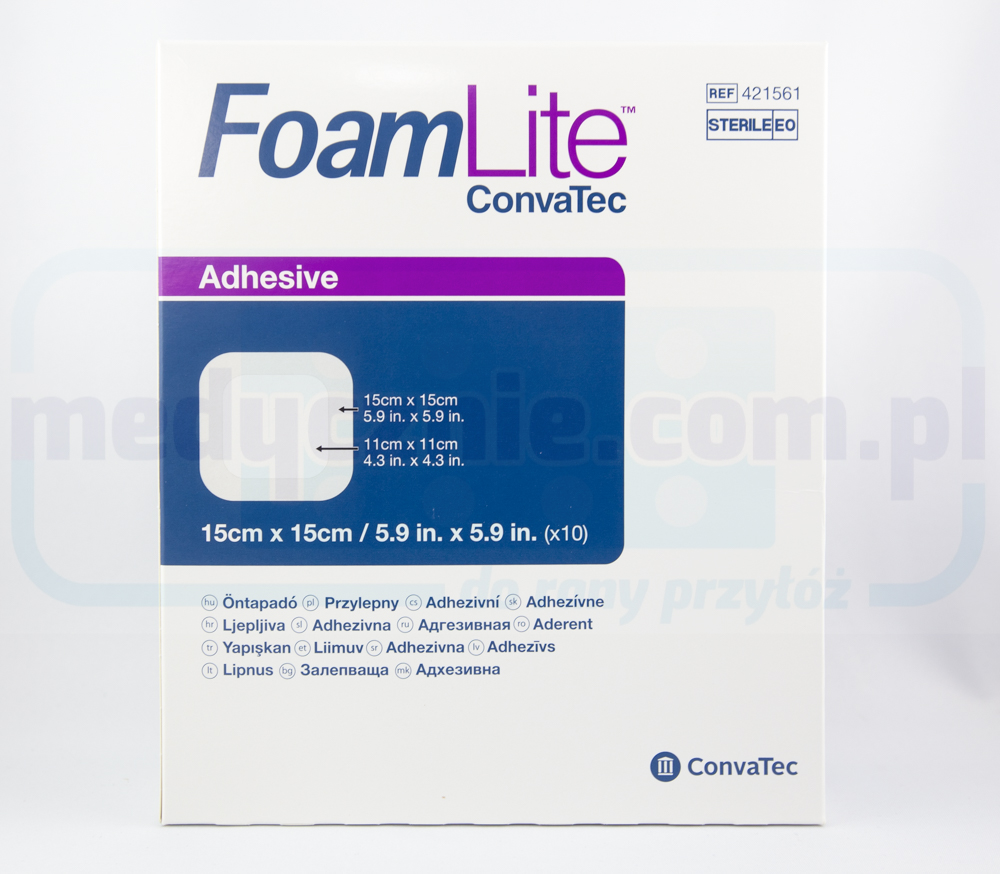 Aquacel Foam Lite 15*15cm многопластова превръзка от пяна 1бр.