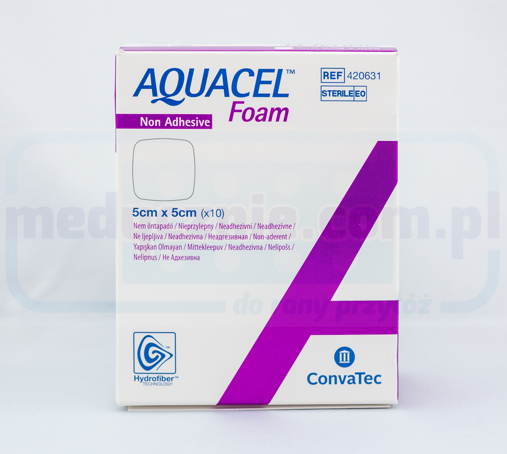 Aquacel пяна без лепило 5*5cm многопластова пяна превръзка 1бр
