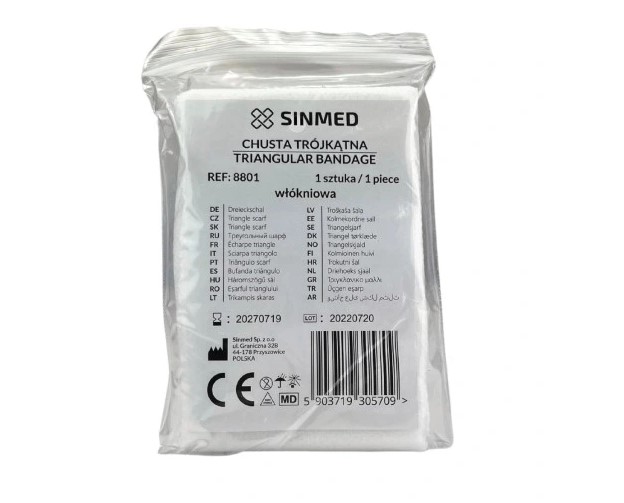 Триъгълна прашка от нетъкан текстил 96x96x136cm 1бр.