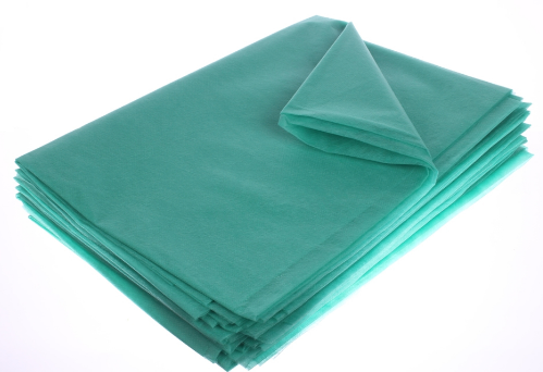 Лист от нетъкан текстил 35g 80x220cm зелен, с подгъване