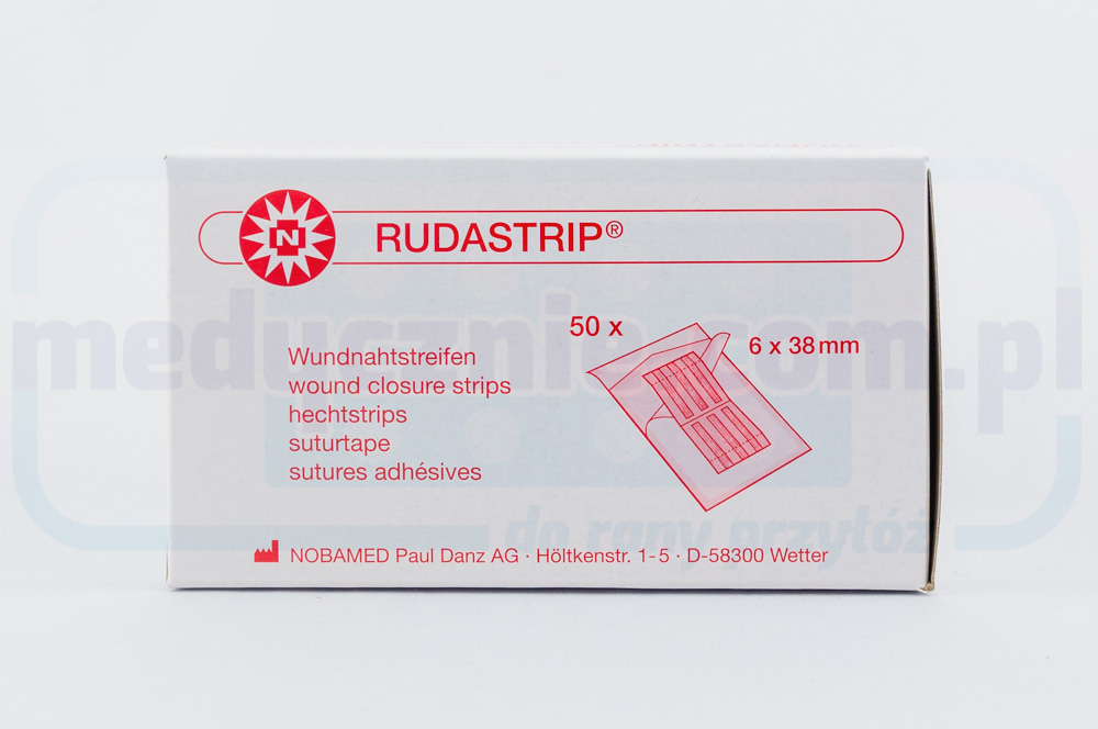 Ленти за затваряне на рани Rudastrip 6mm* 38mm 6pcs