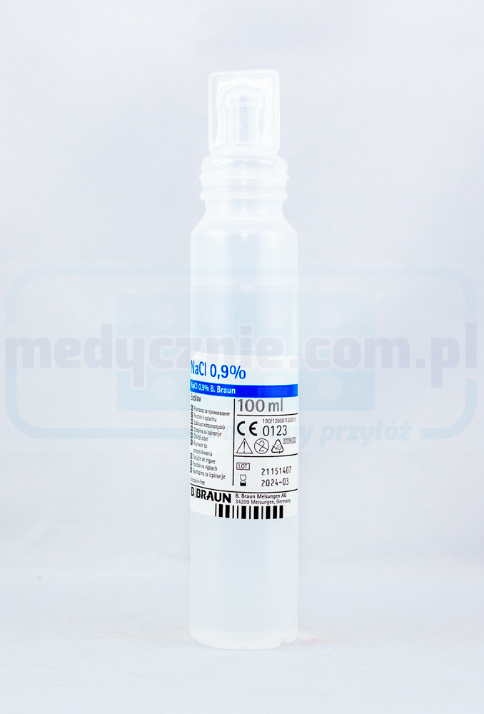 NaCL 0,9% физиологичен разтвор 100ml Ecolav