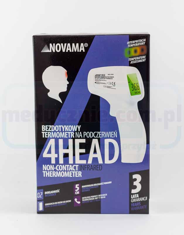 Безконтактен термометър NOVAMA 4HEAD HTD8813