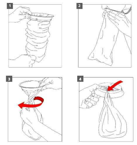 Торбички за повръщане 1500ml 1бр
