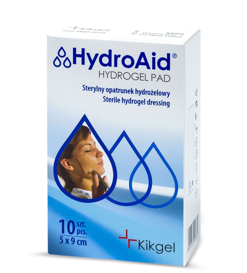 HydroAid 5* 9cm 1бр. стерилна хидрогелна превръзка