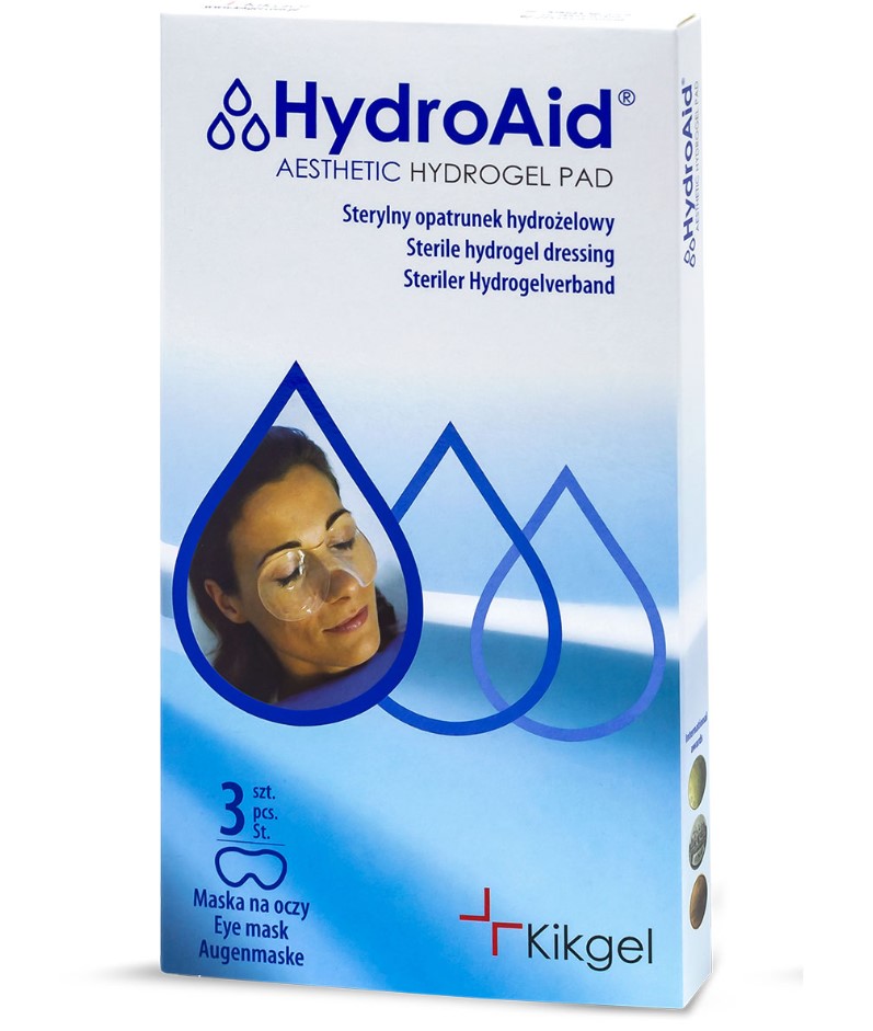 HydroAid - маска за очи 1бр. стерилна хидрогелна превръзка