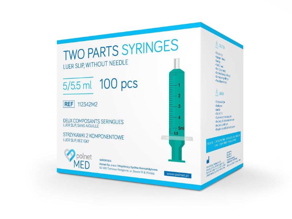 Спринцовки 5ml 100бр. стерилни а.е.