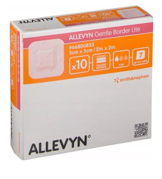 Allevyn Gentle Border Lite 5* 5cm 1бр.