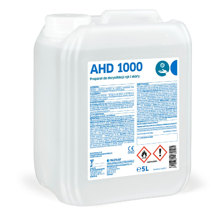 AHD 1000 5L за дезинфекция на ръце и кожа
