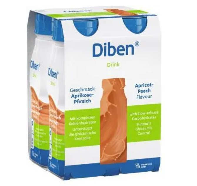 Fresenius Diben Drink 4x200ml кайсия-праскова
