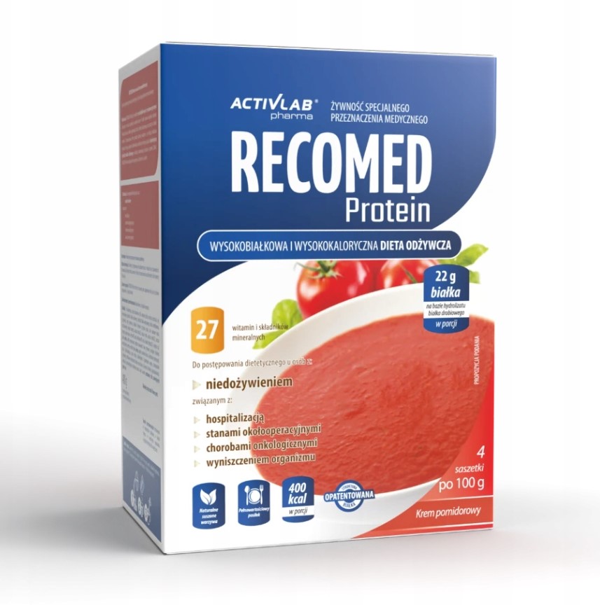 Recomed Protein 4x100g доматен крем