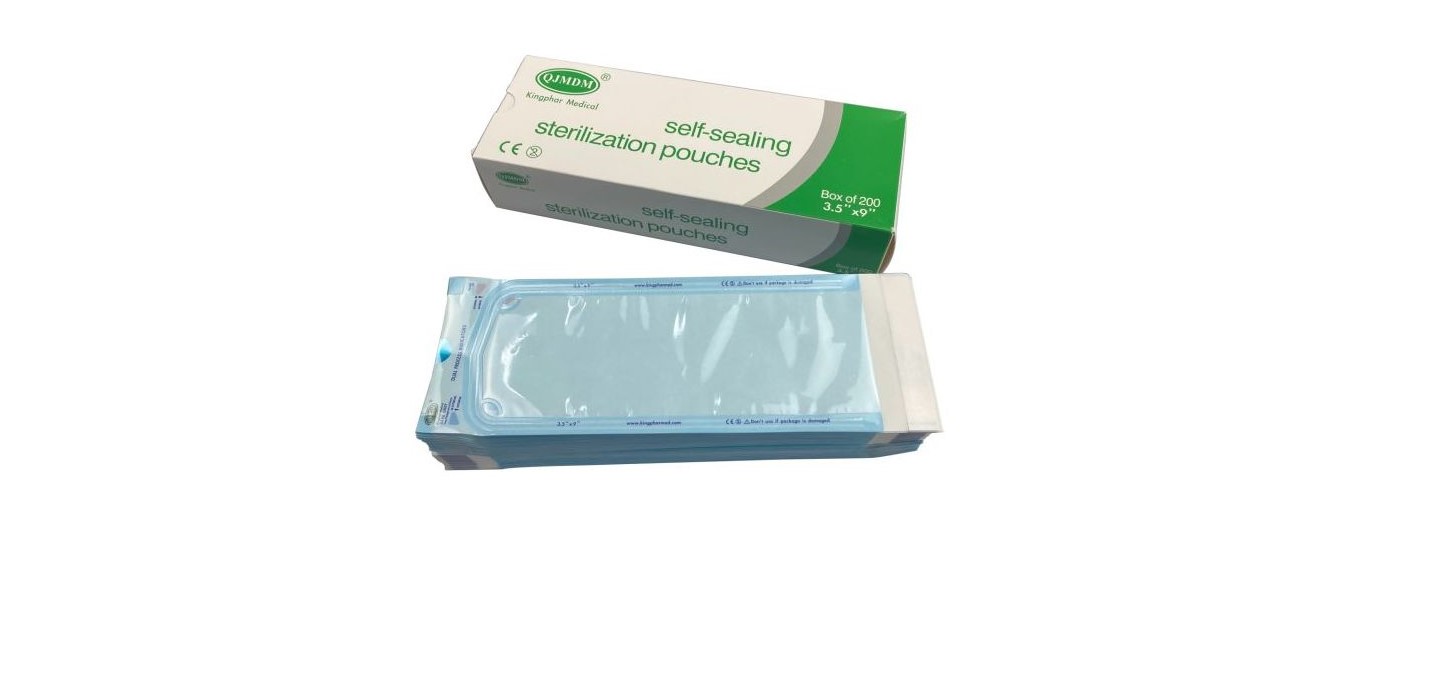 135mm *260mm 200pcs стерилизация фолио торбички