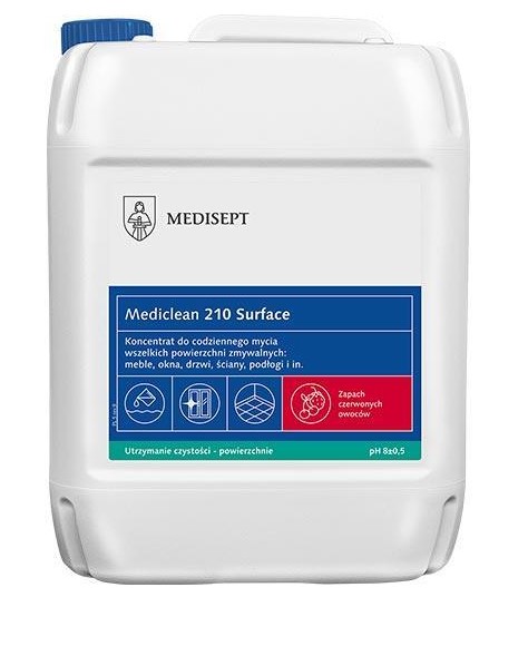 Mediclean 210 5L Повърхностен червен плод за почистване на всички миещи се повърхности