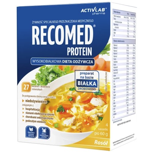 Recomed Protein 4x60g бульон