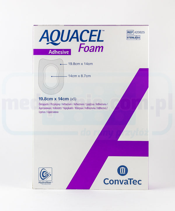 Aquacel пяна лепило 19.8 * 14cm многослойна пяна превръзка 1бр